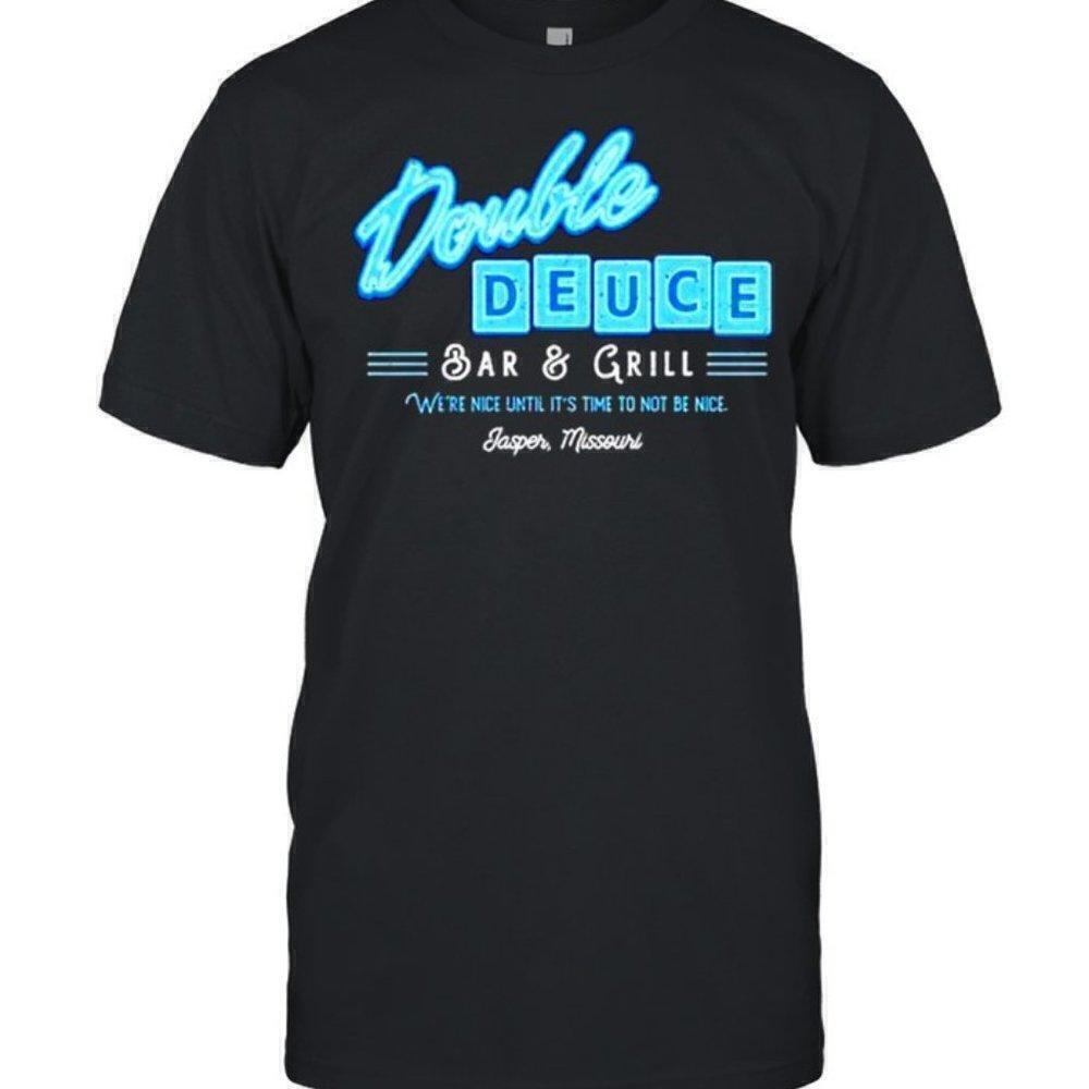 Double Deuce Bar And Grill Retro Movie Fan Graphic Gift Classic Unisex T-Shirt